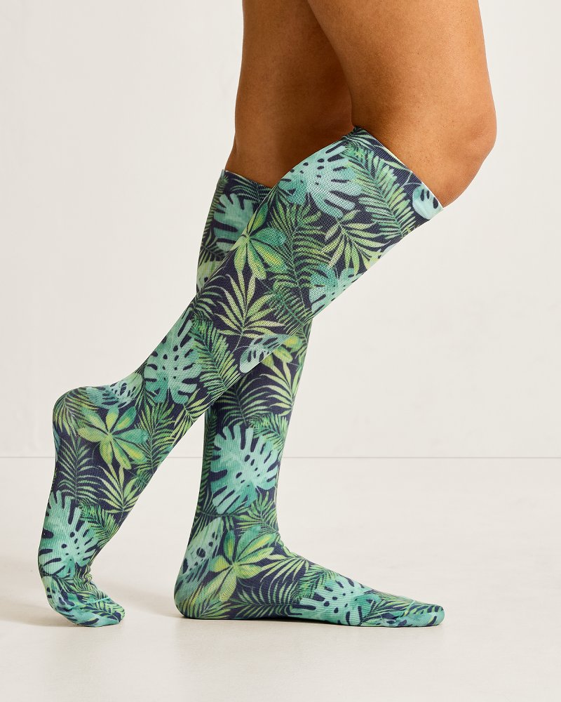 Frond Tropics Compression Socks