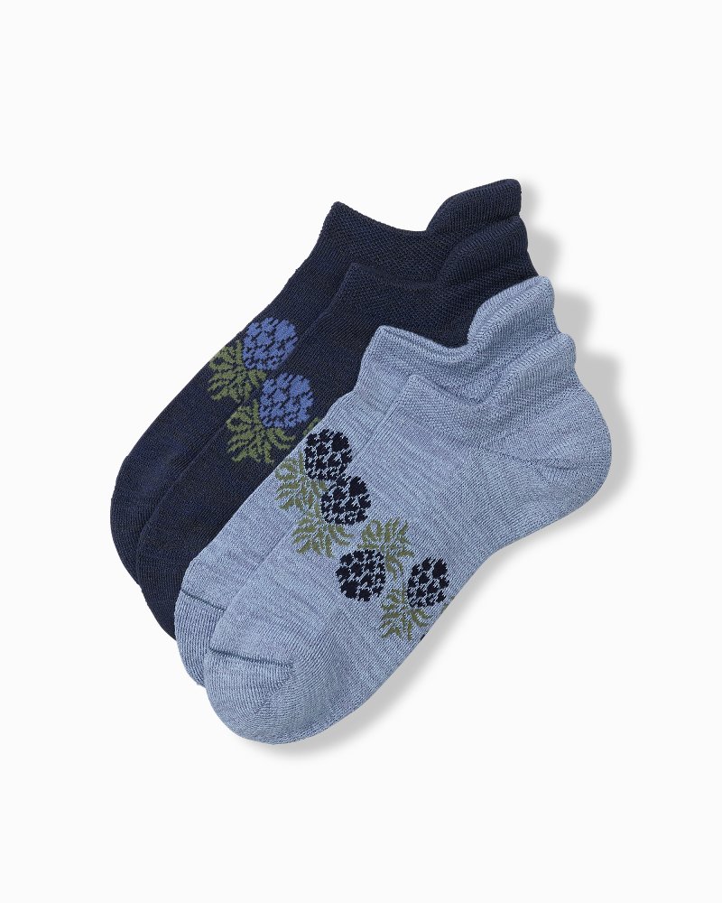 IslandZone Heel Grip No-Show Socks - 2-Pack