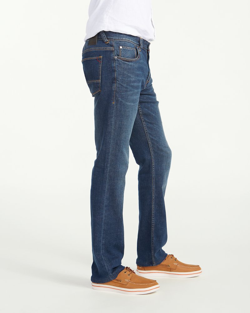Jeans Hombre Tiro Alto Easton Regular Straight Fit Vintage Light