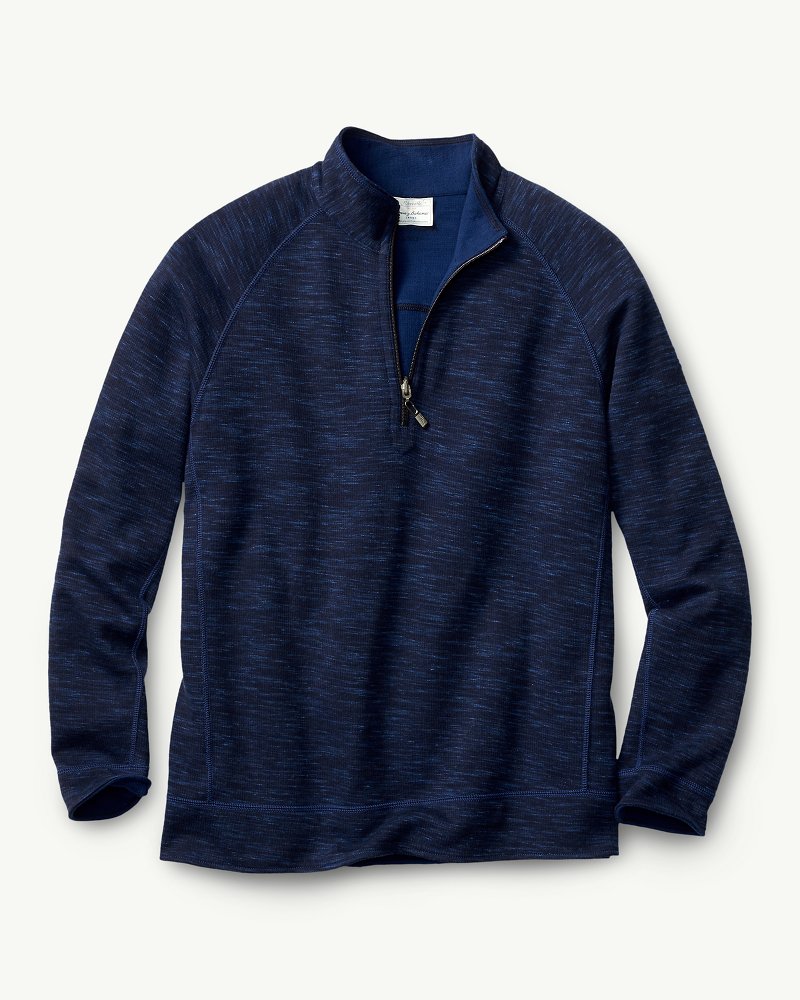 Slubtropic Reversible Half-Zip Sweatshirt