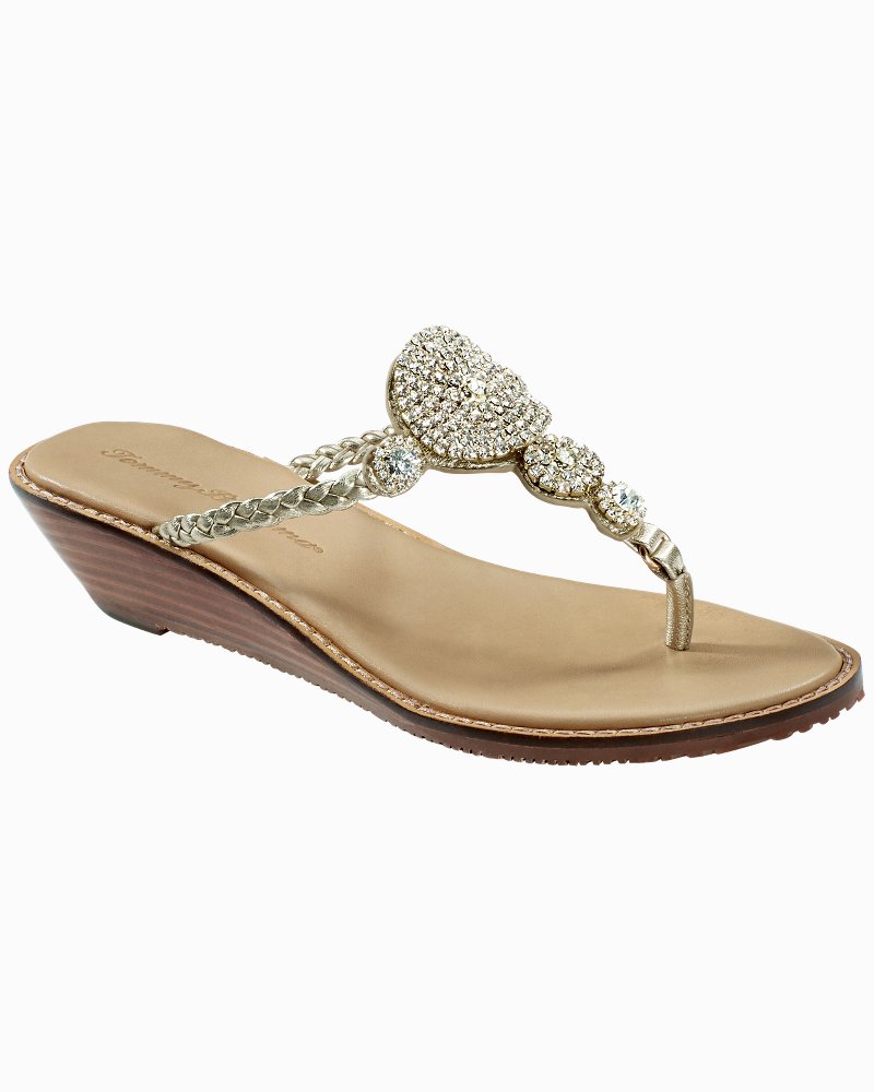 Tommy bahama wedge flip hot sale flops