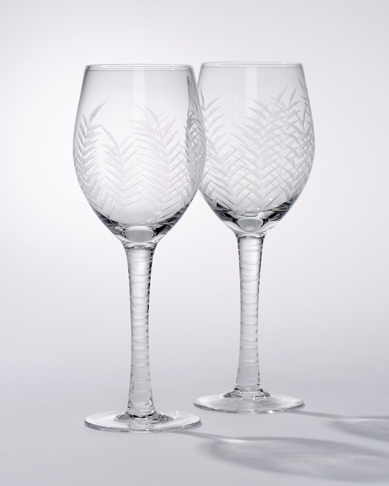 2 Stemless White Wine Glass Set - Design: HH1 - Everything Etched