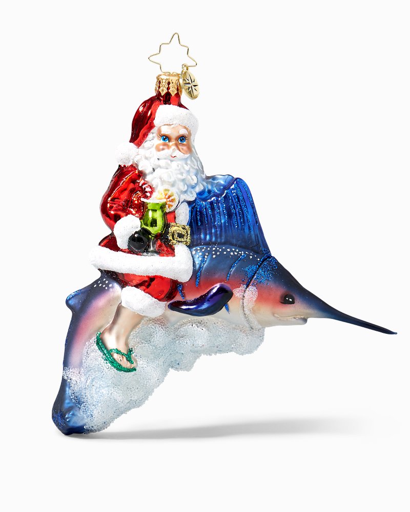 Christopher Radko Santa Marlin Ornament