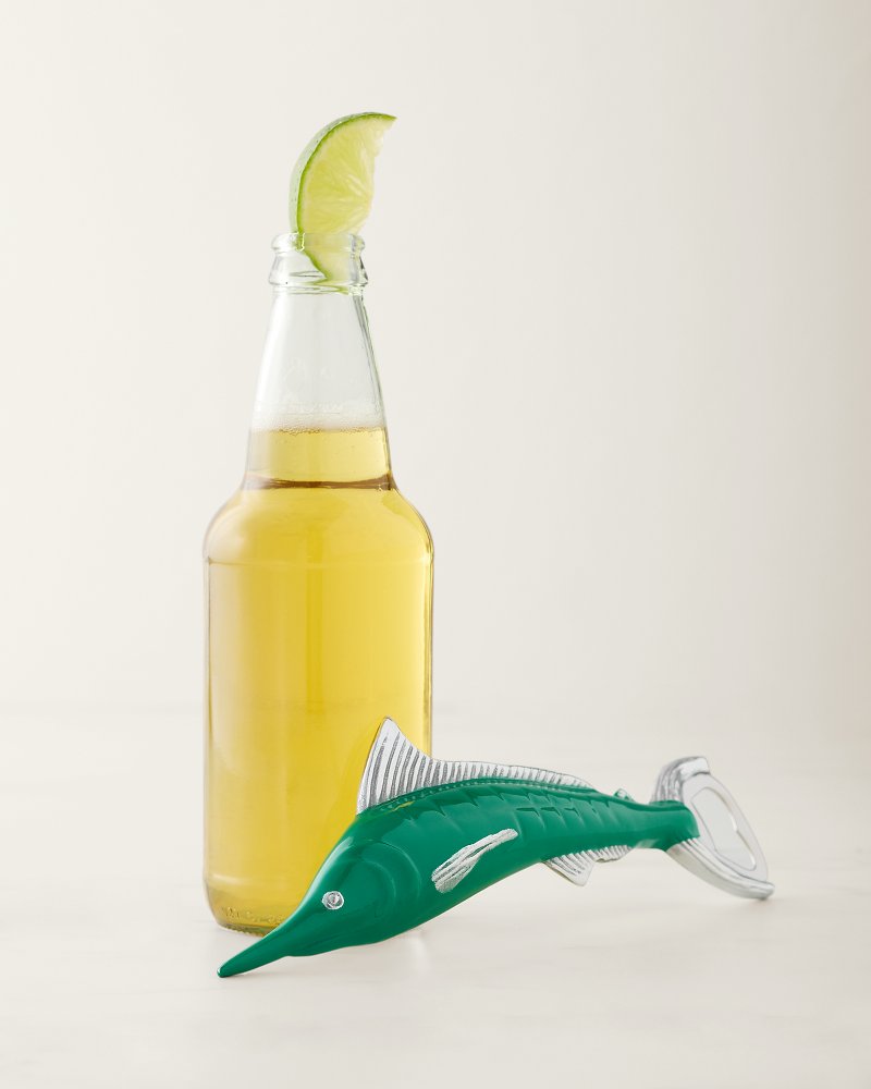 Green Marlin Bottle Opener