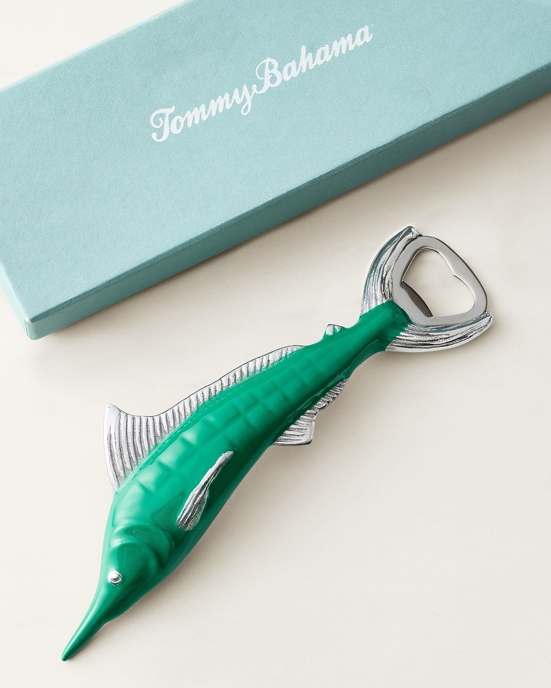 Green Marlin Bottle Opener
