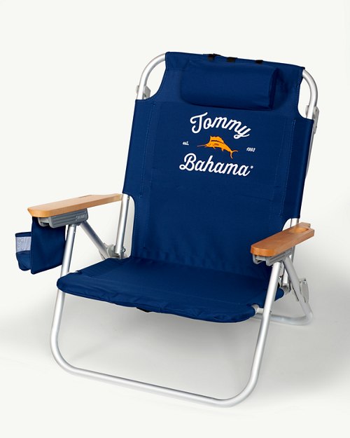 Navy Deluxe Backpack Beach Chair