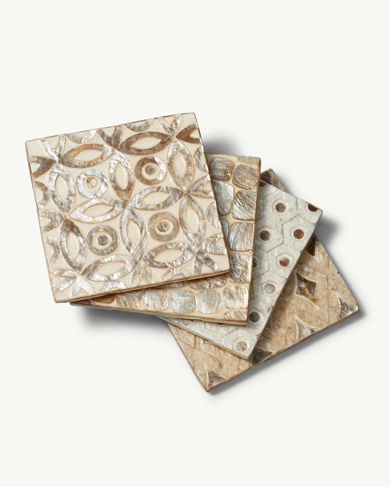 Capiz Coasters Set of 4