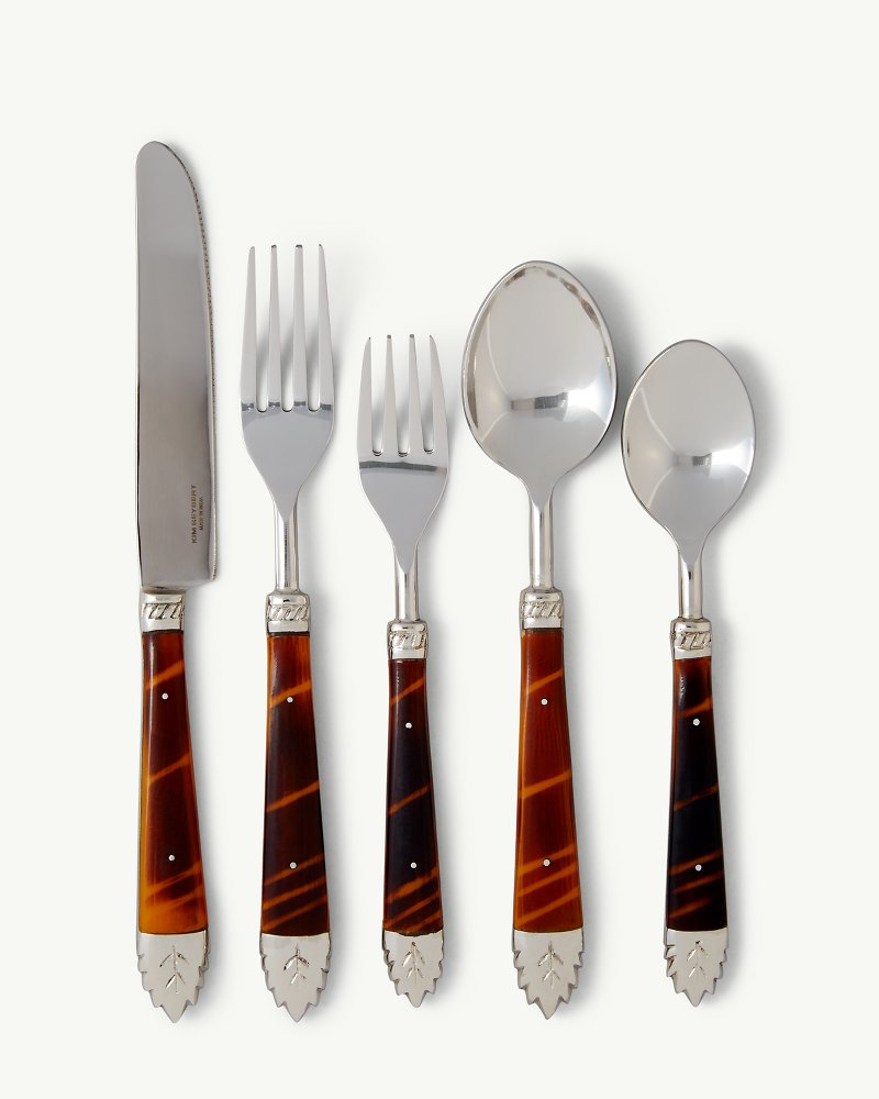Tigereye Flatware 5-Piece Place Setting
