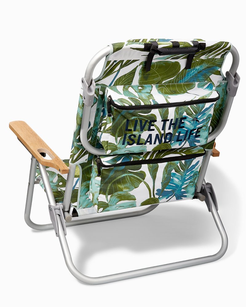 Tommy Bahama Malachite Print Deluxe Backpack Beach Chair