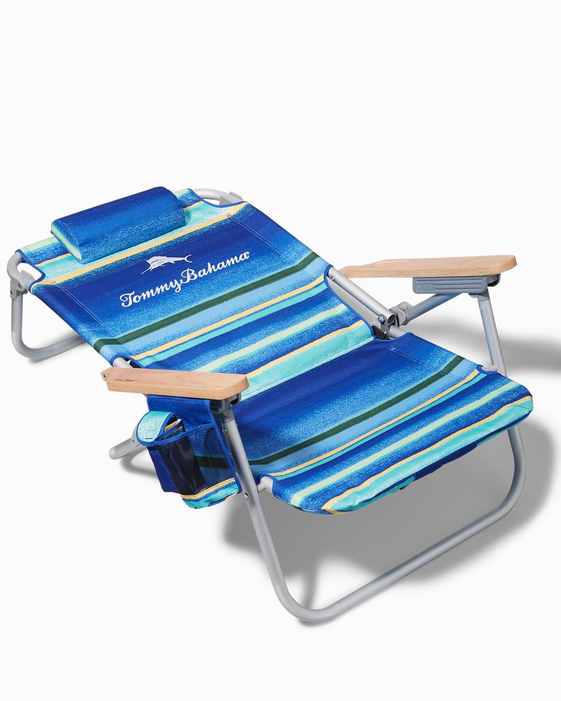 tommy bahama striped beach chair