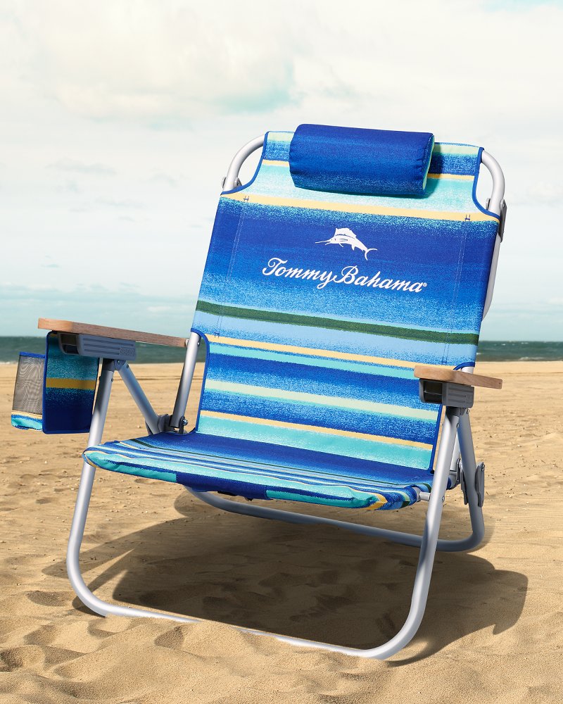 tommy bahama striped beach chair