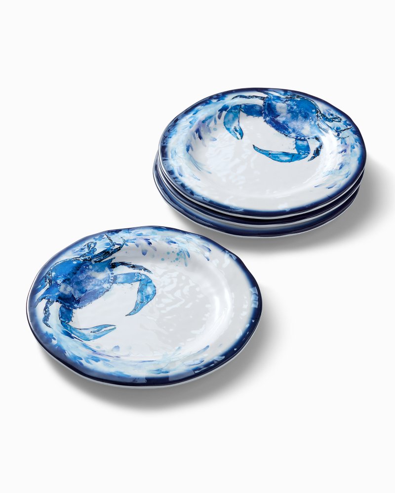 Crab Salad Plates Set of 4