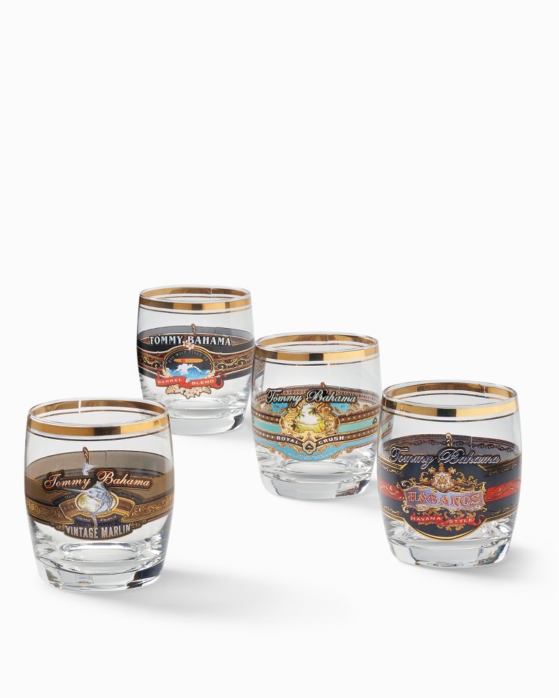 Tommy bahama old fashioned hot sale glasses