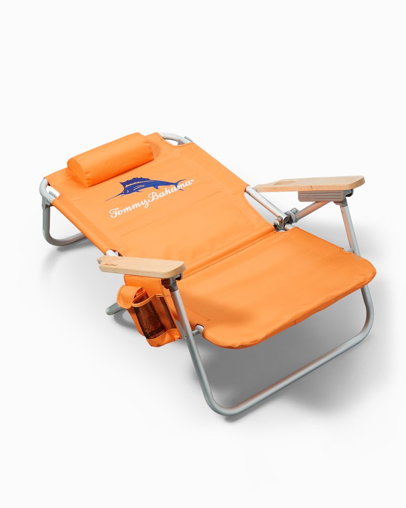 blue marlin deluxe backpack beach chair