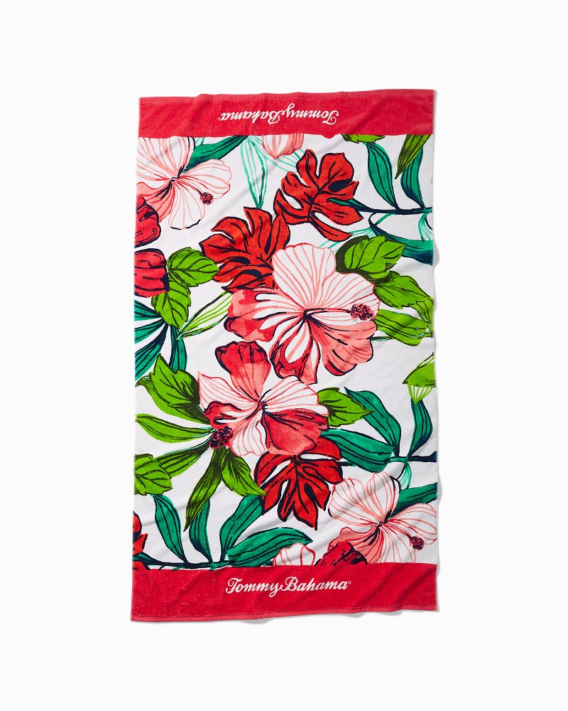 Hibiscus shop beach towel