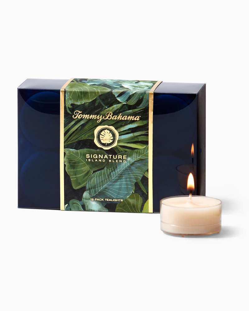 Island Blend Villa Fronds Tealight Set