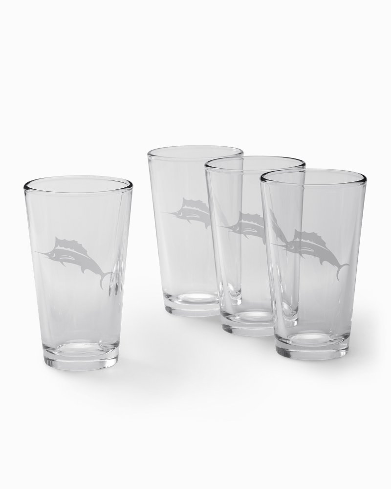 Tommy bahama set deals of 4 glasses