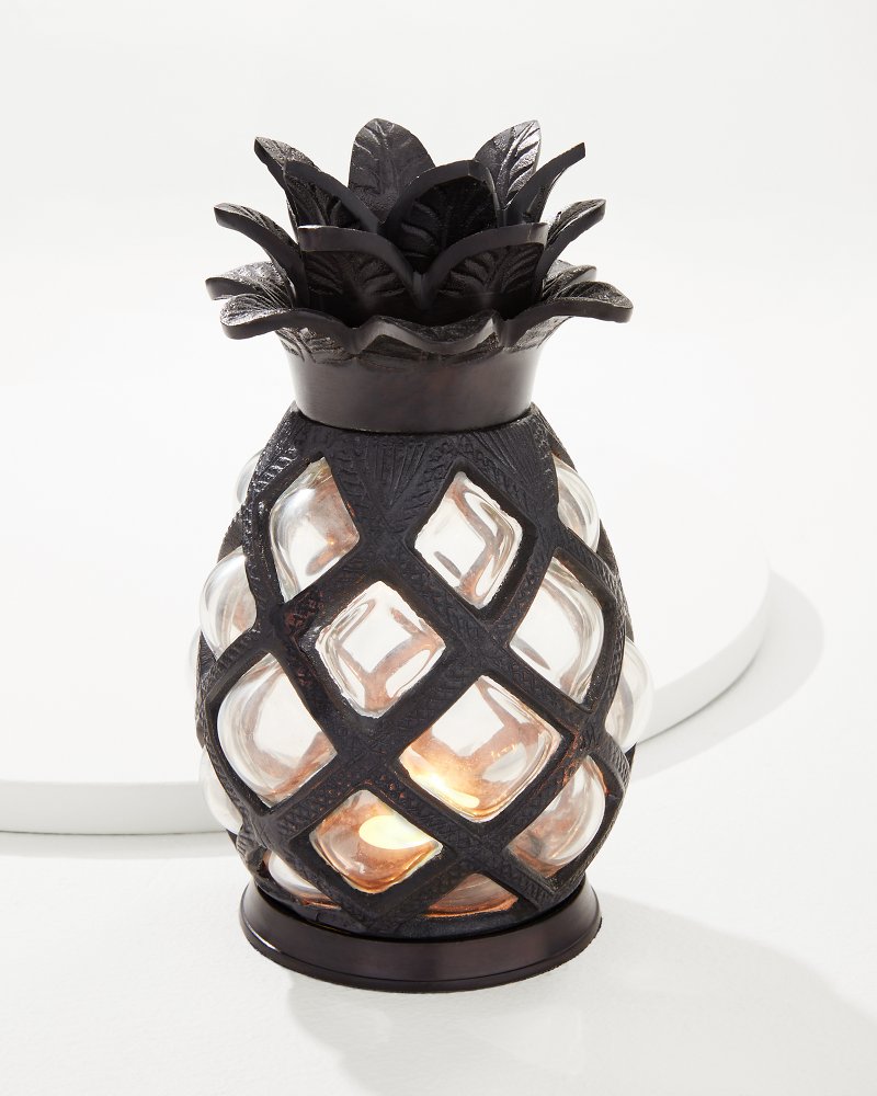 Large Glass Pineapple Votive Holder