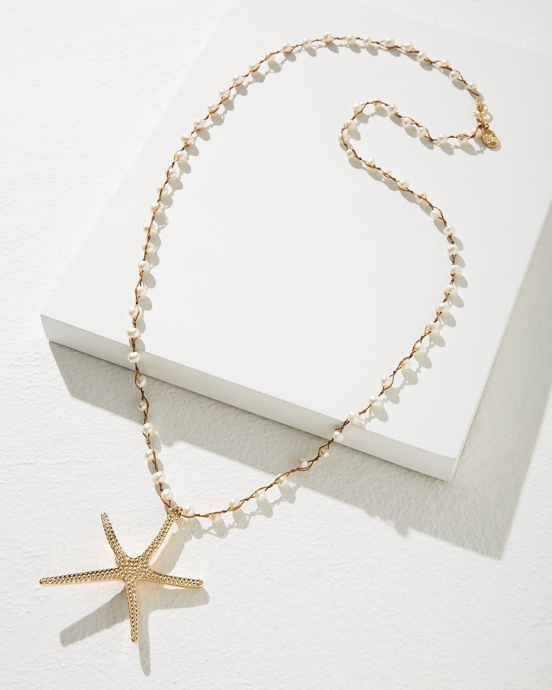 Crystal Collection Starfish Pendant Necklace