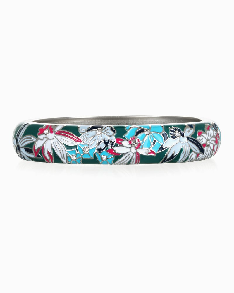 Lotus Dance Enamel Bracelet
