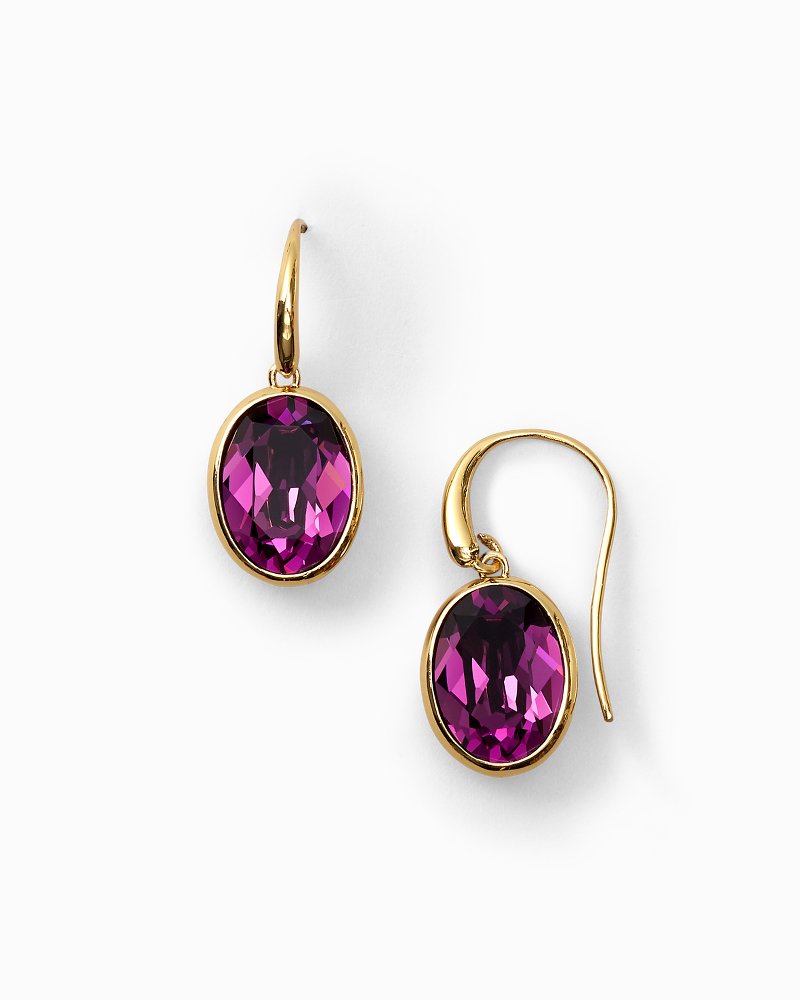 Teardrop Earrings With Swarovski® Crystals