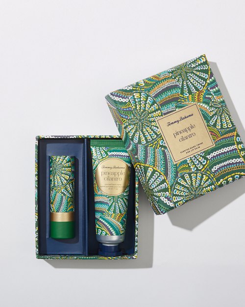 Pineapple Cilantro Hand Cream & Lip Balm Gift Set