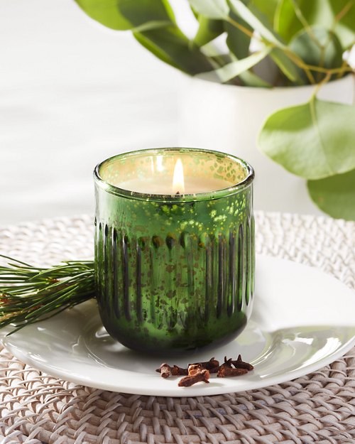Evergreen 4-oz. Mercury Glass Candle