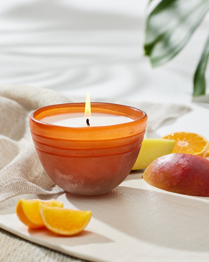 Maui Mango 6.2-oz. Beach Glass Candle