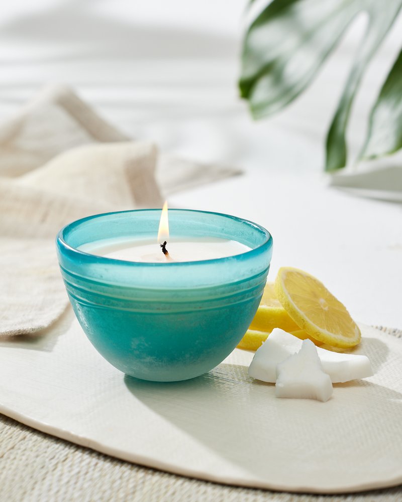 Coconut Oasis 6.2-oz. Beach Glass Candle