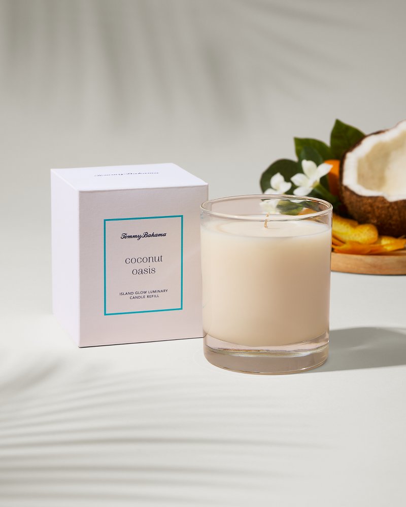 Island Glow Luminary Candle Refill - Coconut Oasis