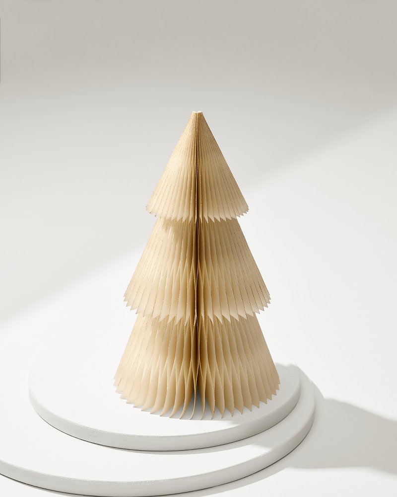 Ivory 12-Inch Paper Tabletop Tree