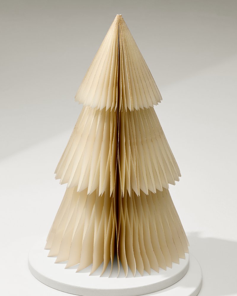 Ivory 18-Inch Paper Tabletop Tree