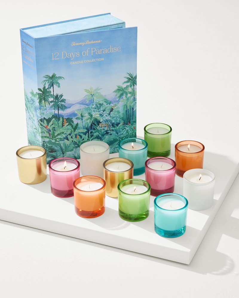 12 Days of Paradise Candle Calendar