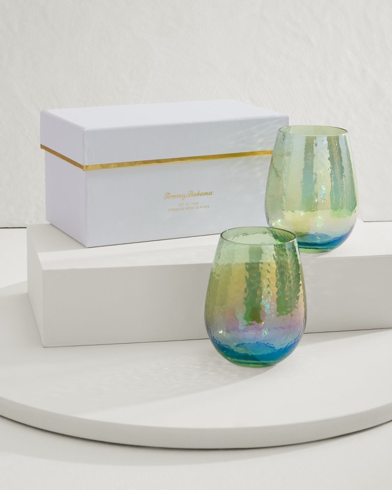 Luster Stemless Wine Glasses — Set of 2