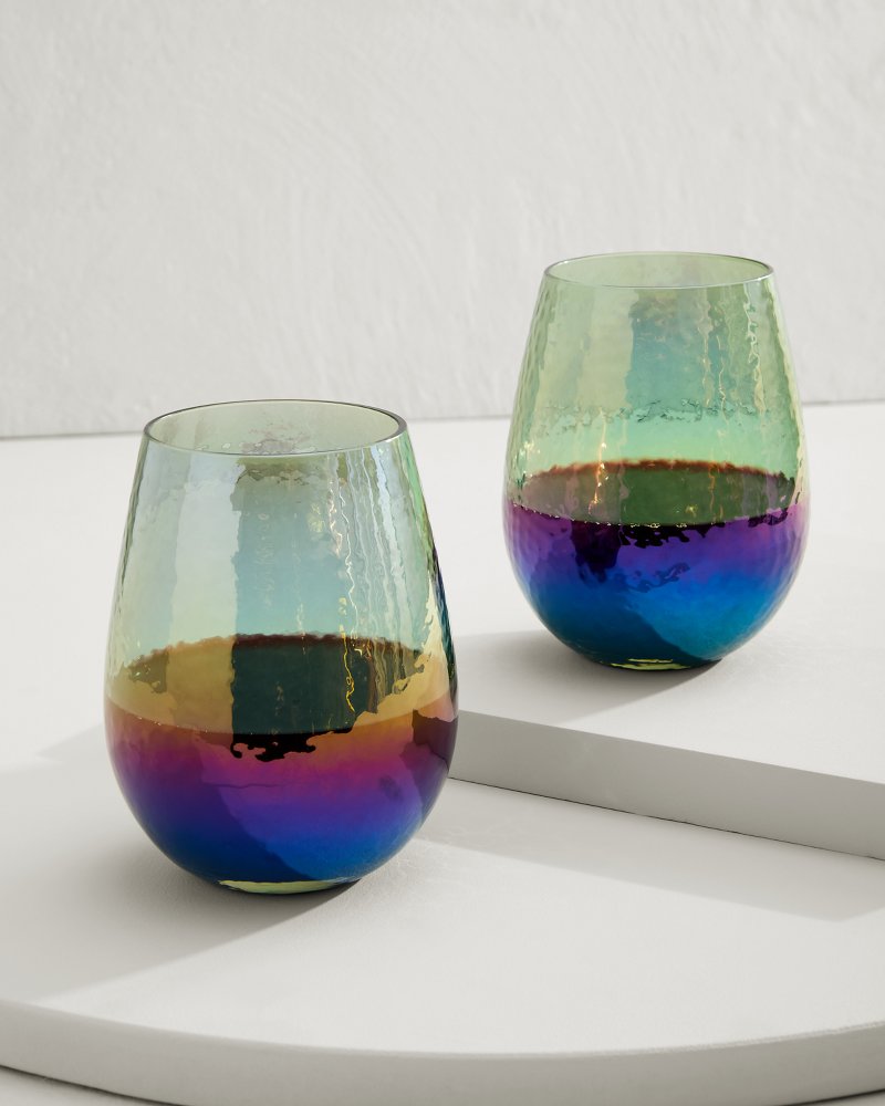 Luster Stemless Wine Glasses — Set of 2