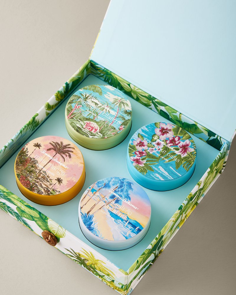 Candle Tin Gift Box—Set of 4