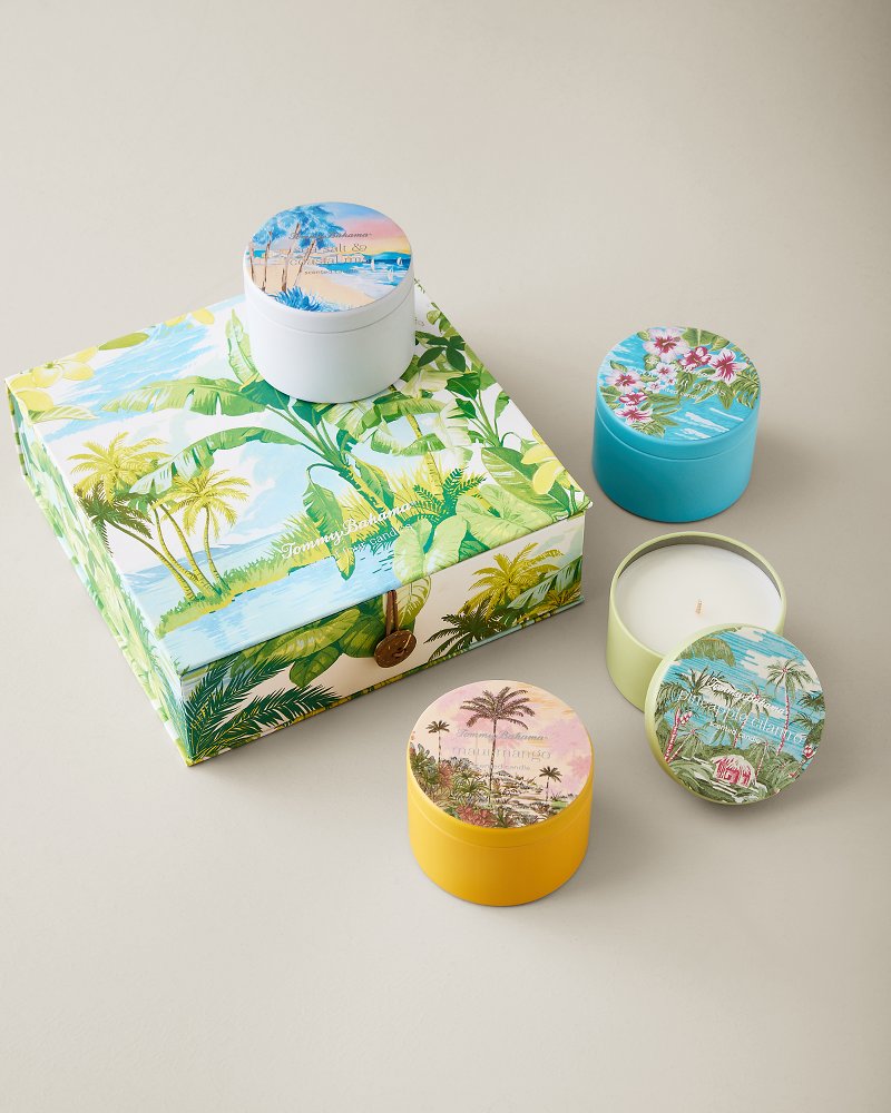 Candle Tin Gift Box—Set of 4