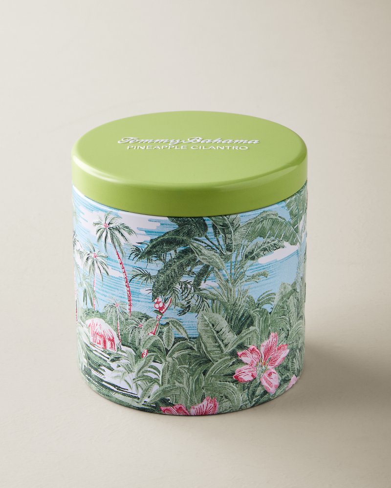 Pineapple Cilantro Embossed 10.6-oz. Candle Tin