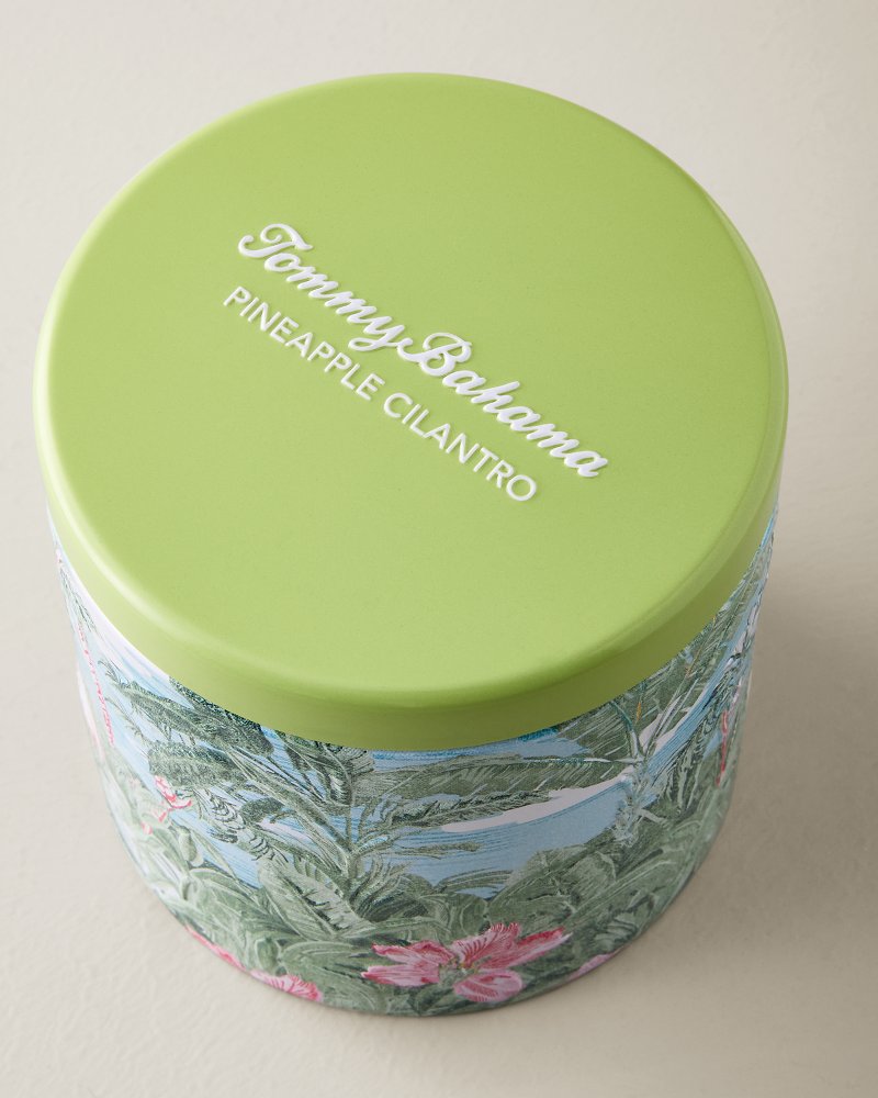 Pineapple Cilantro Embossed 10.6-oz. Candle Tin