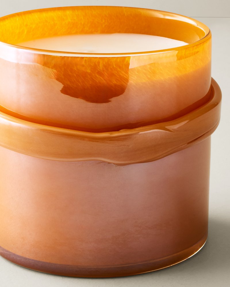 トミーバハマ　ホームフレグランス　アロマキャンドル　マンゴー　ココナッツ　３個 Maui Mango 38-oz. Lumina Glass 3-Wick Candle