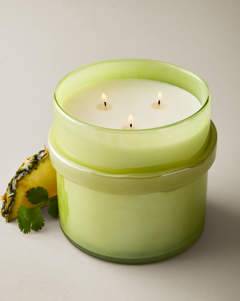 Pineapple Cilantro 38-oz. Lumina Glass 3-Wick Candle