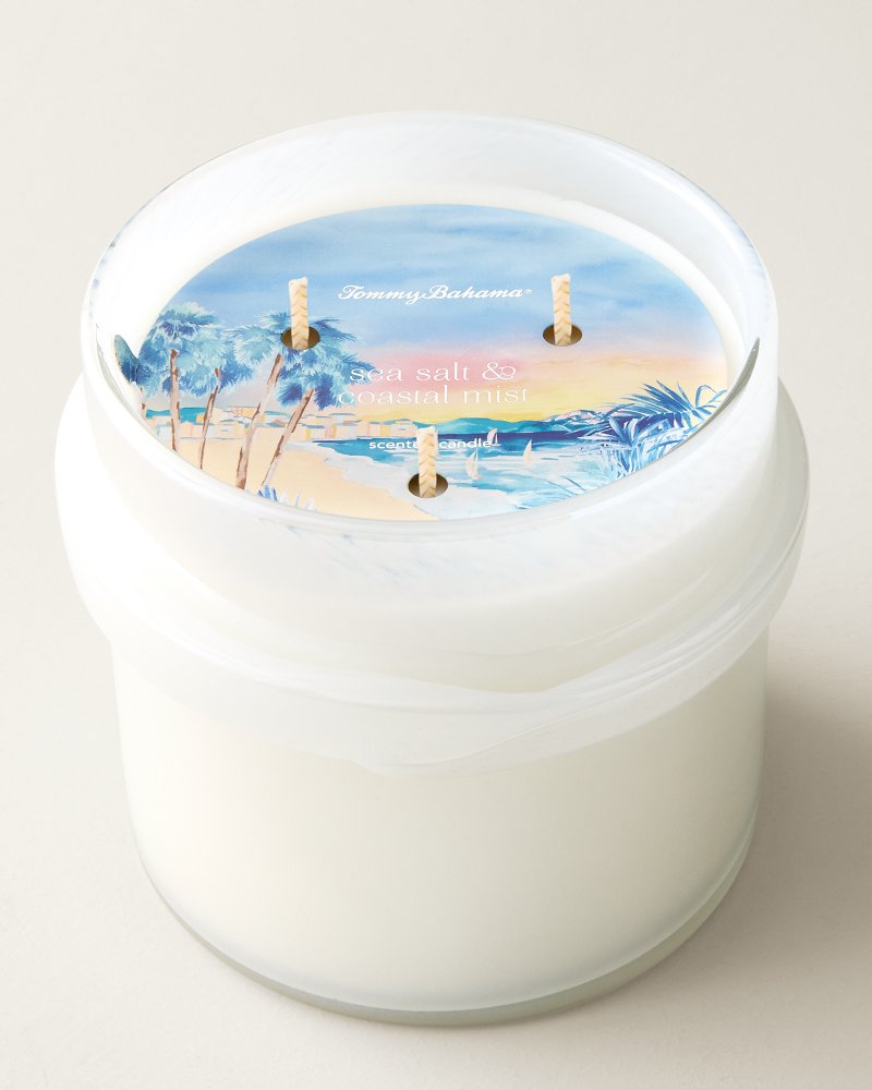Sea Salt & Coastal Mist 38-oz. Lumina Glass 3-Wick Candle