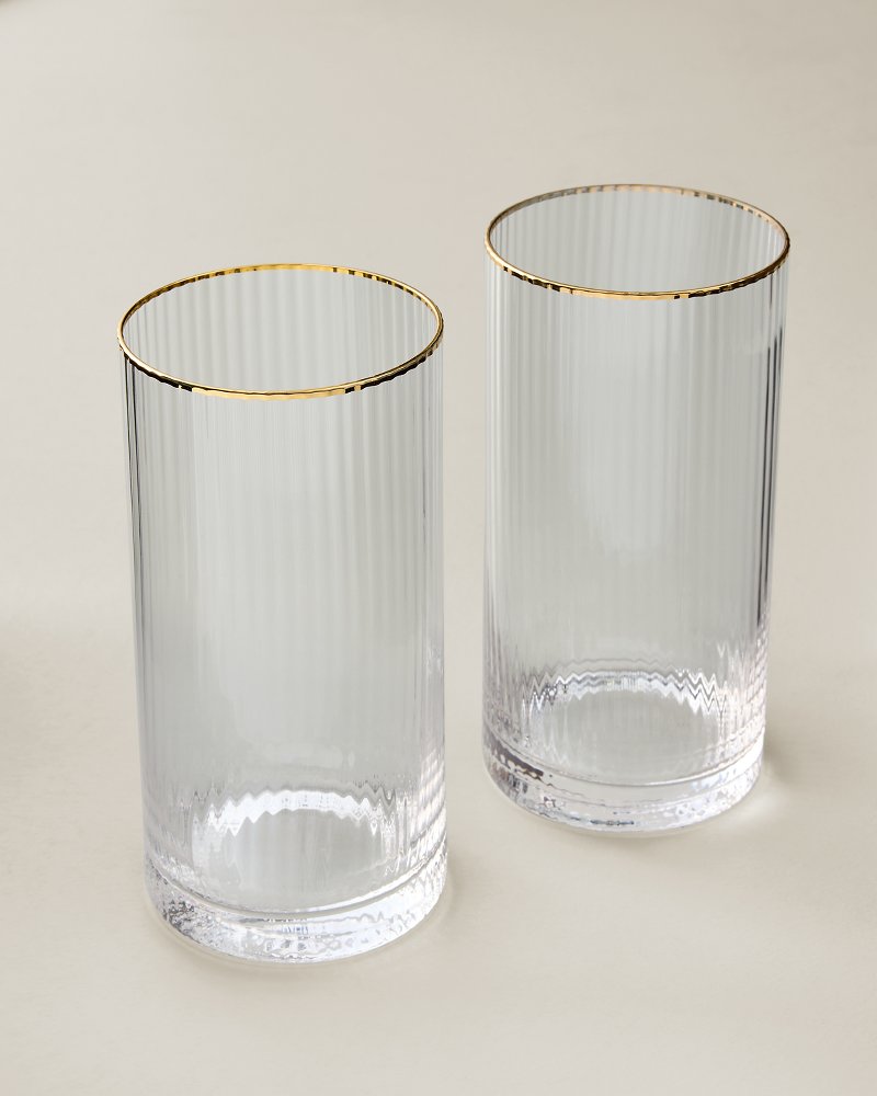 Tommy Bahama Optic Highball Glasses - Thumbnail 3