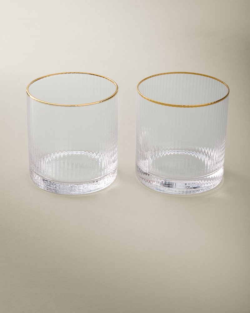Tommy Bahama Optic Old-Fashioned Glasses - Thumbnail 2