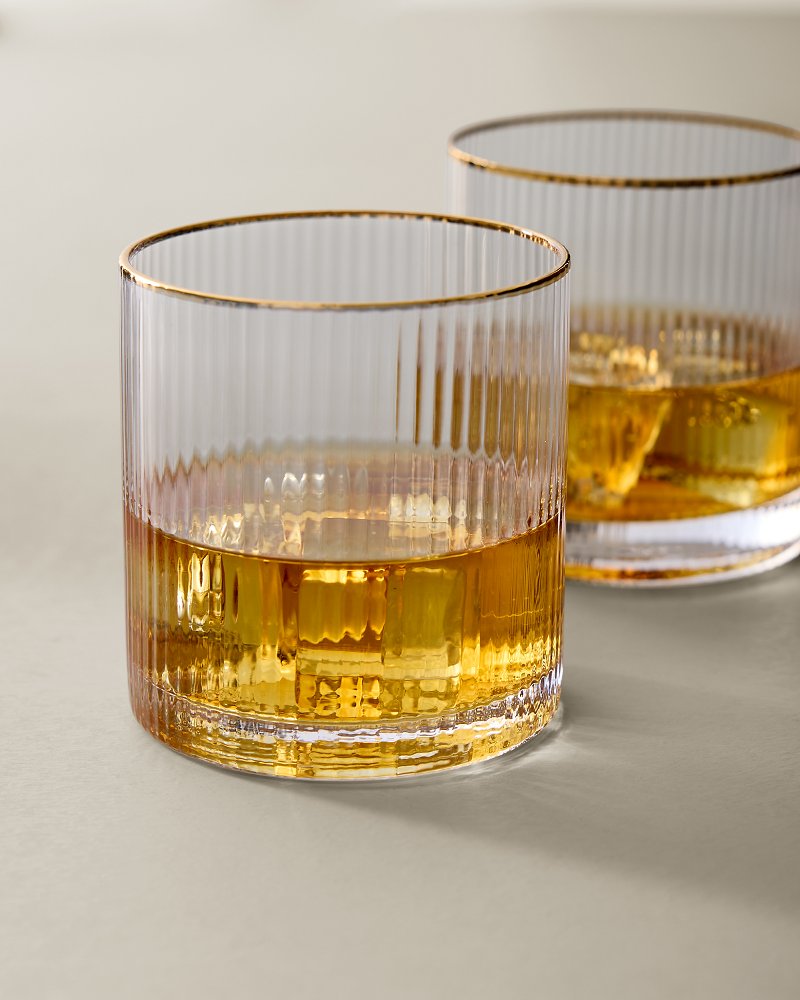 Optic Double Old-Fashioned Glasses - Set of 2