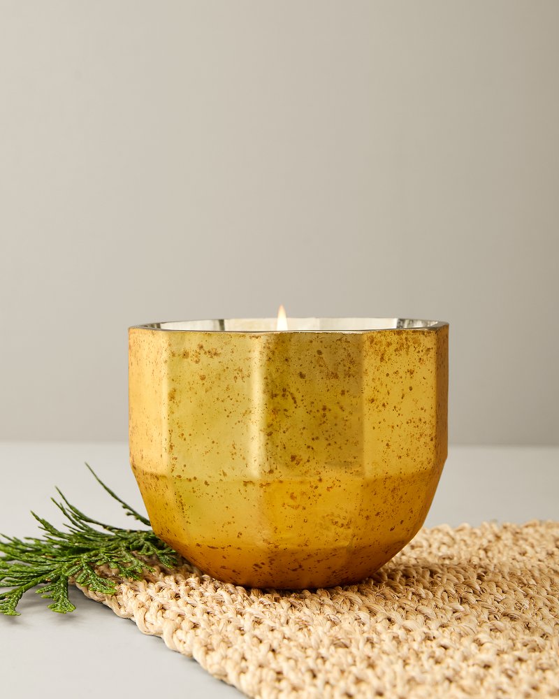 Evergreen Mercury Glass 12-oz. Candle