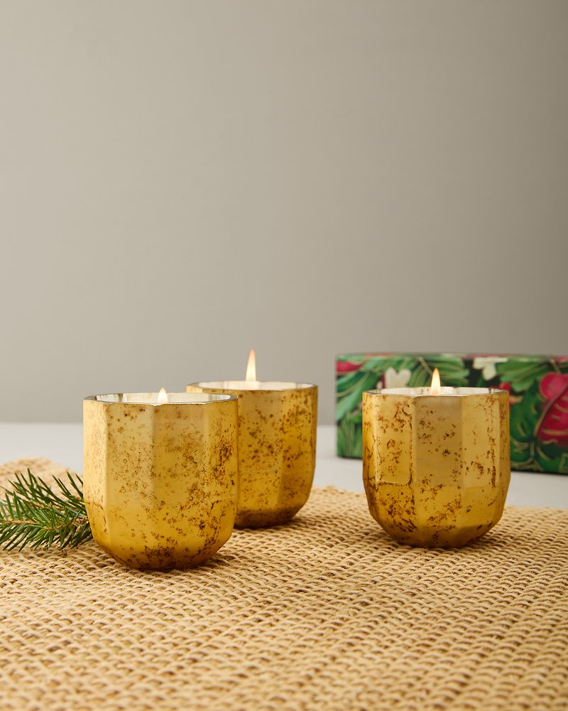 Evergreen 3-Piece Votive Gift Set
