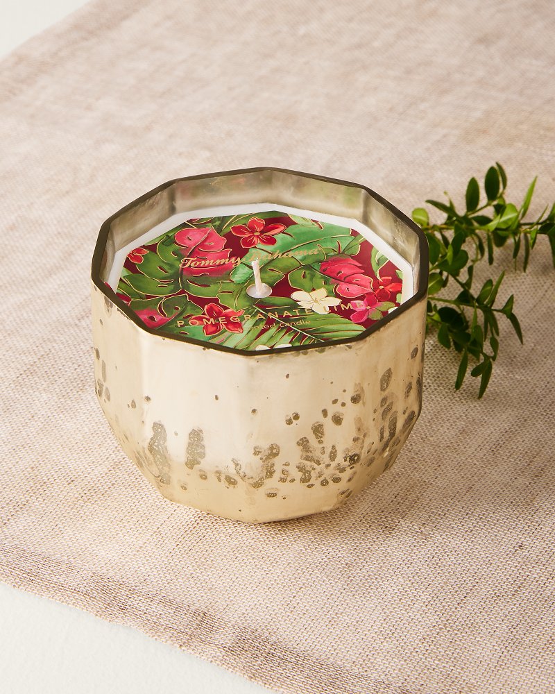 Pomegranate Lime Mercury Glass 12-oz. Candle