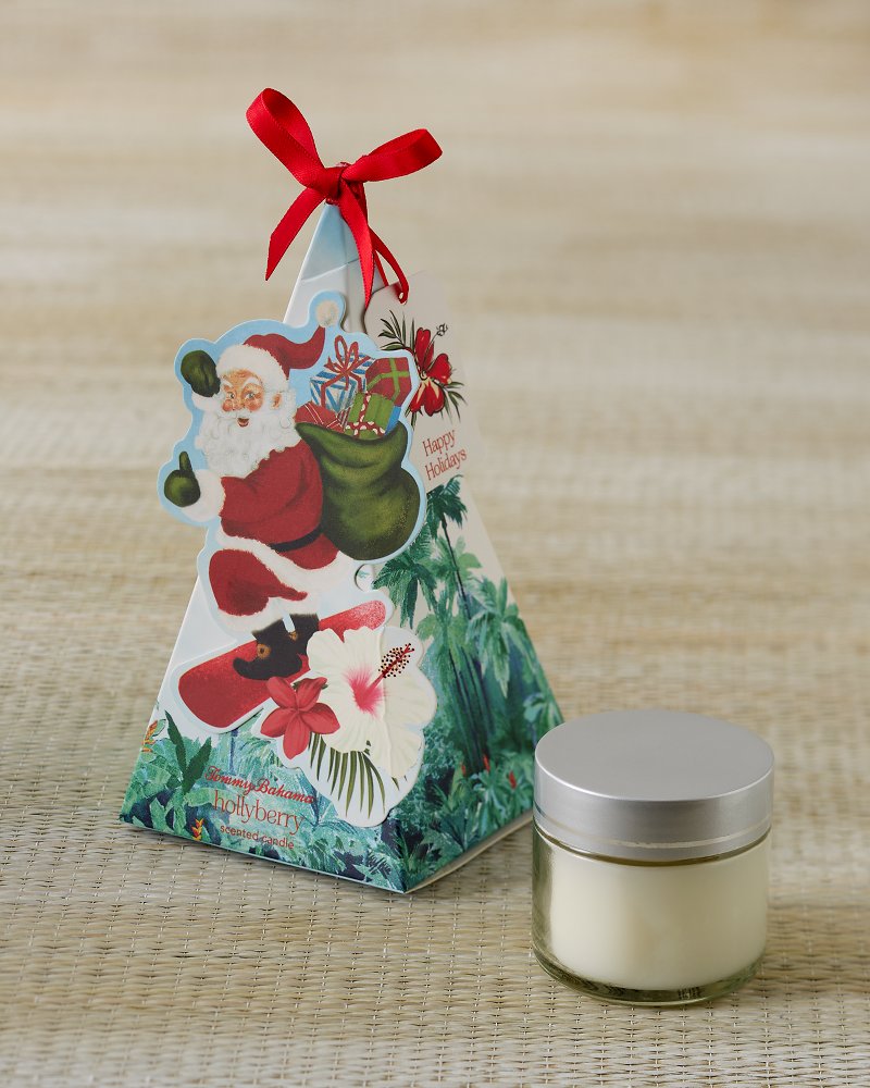 Santa Origami Candle Ornament thumbnail 3