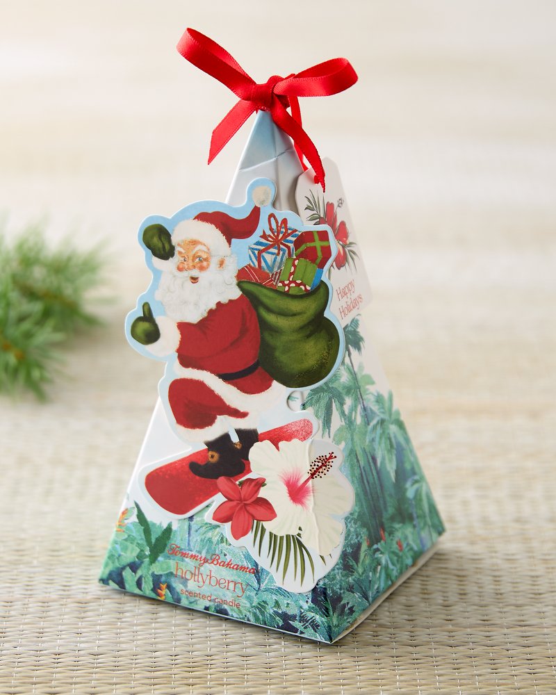 Santa Origami Candle Ornament thumbnail 5
